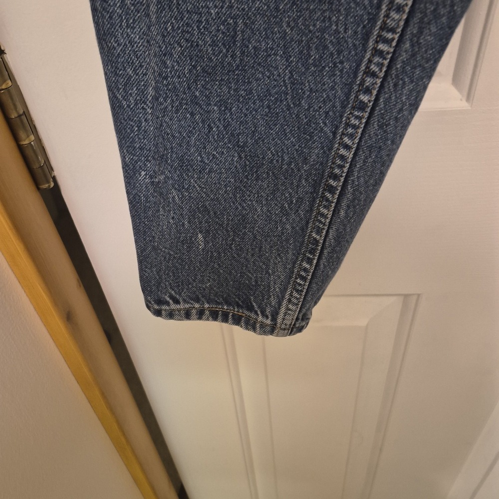Levis 550 Relaxed Fit Tapered High Rise Blue Jeans Womens 12M Medium Wash - Picture 4 of 6